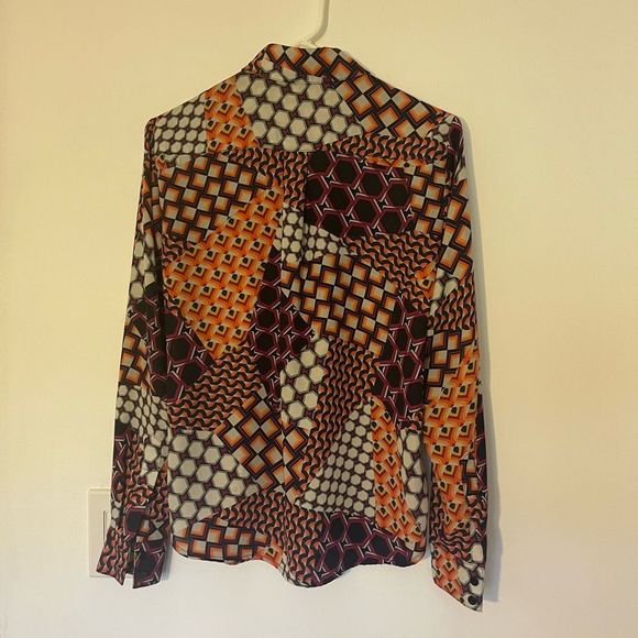 Trina Turk decorative blouse button up - Picture 4 of 4